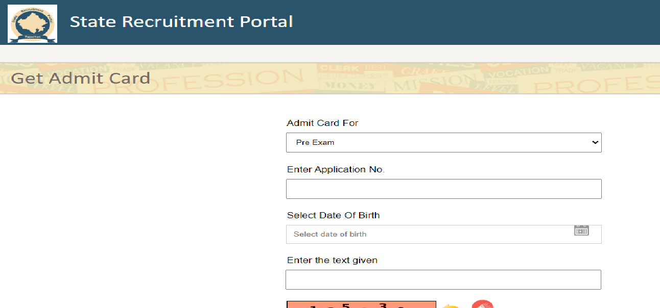 rpsc ras rts admit card